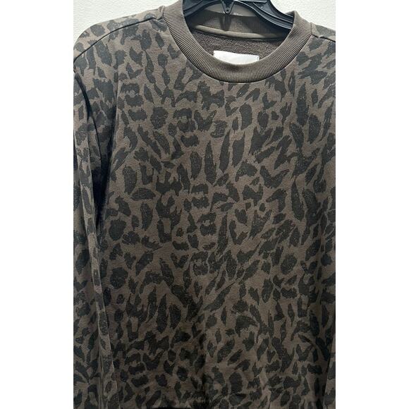 Pistola Women’s Jagged Leopard Print Pullover Sweatshirt - Picture 5 of 8